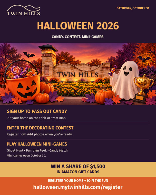 Twin Hills Halloween 2026, Facebook flyer.