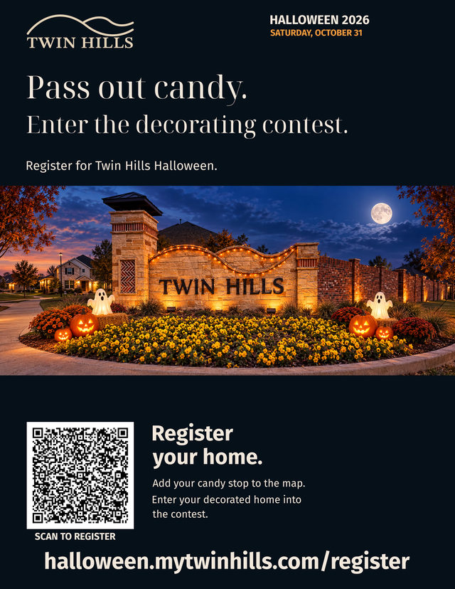Twin Hills Halloween 2026, Moonlit, Letter, 8.5 x 11 in.
