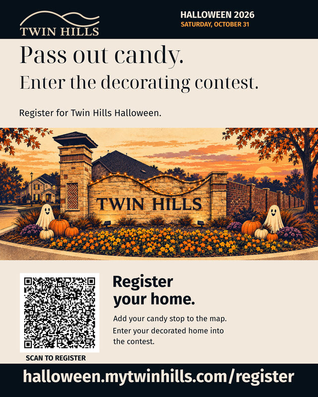 Twin Hills Halloween 2026, Vintage, 8 x 10 in.